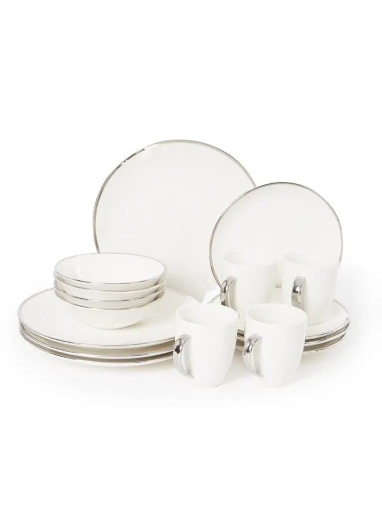 Silver Dinnerware Raw serviesset 16-delig