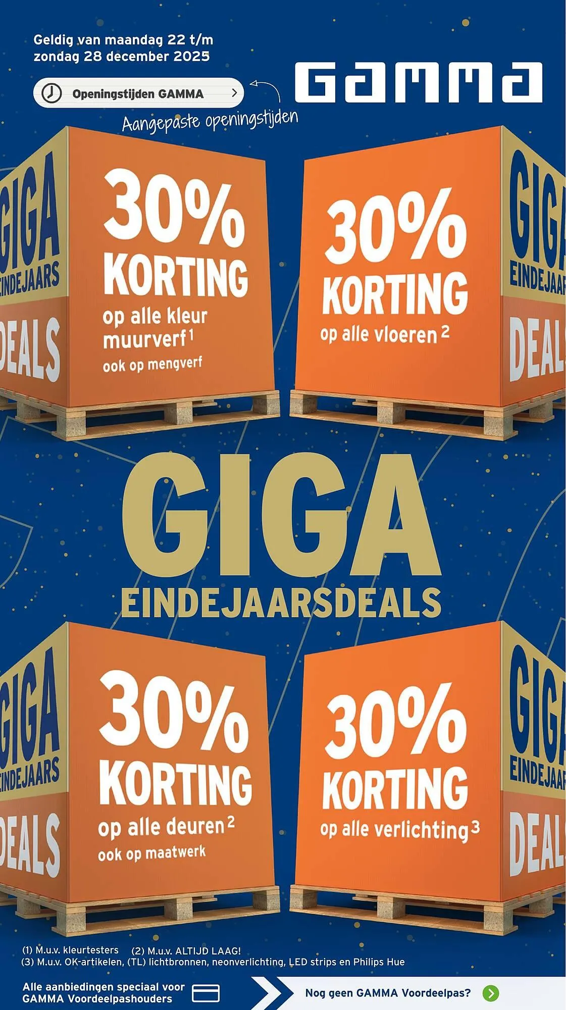 GAMMA folder van 22 december tot 28 december 2025 - Folder pagina 1