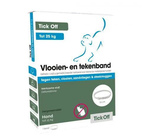 Tick off - Vlooien- en Tekenband - 60 cm - 1 stuk