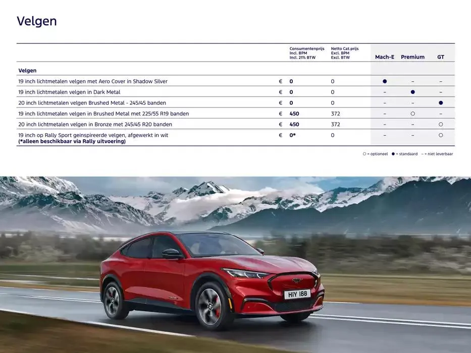 Mustang Mach-E van 19 november tot 30 juni 2025 - Folder pagina 16