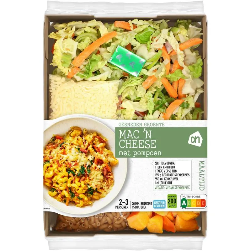 AH Excellent Verspakket mac 'n cheese met pompoen