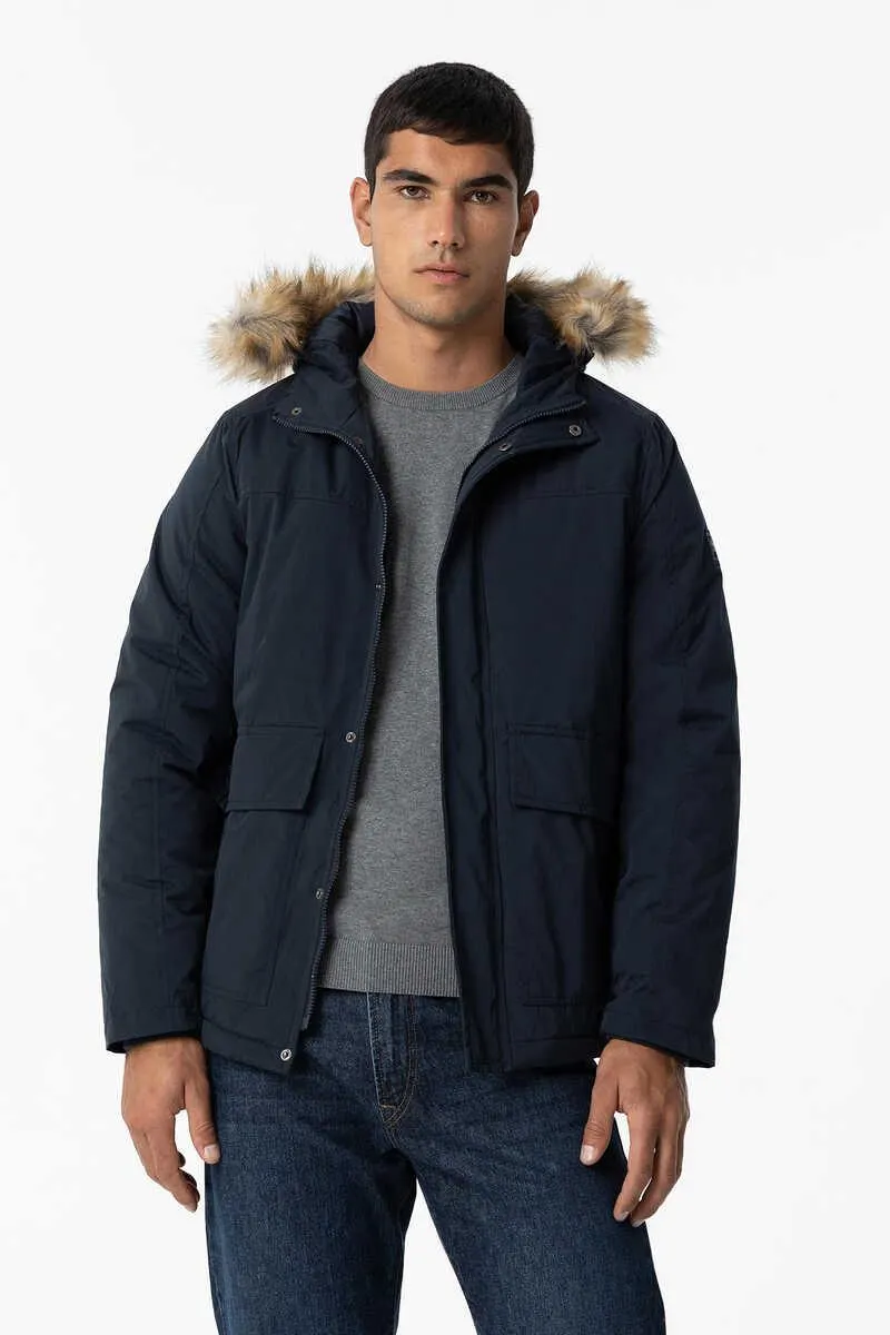 Chaqueta Capucha con Pelo Extraíble