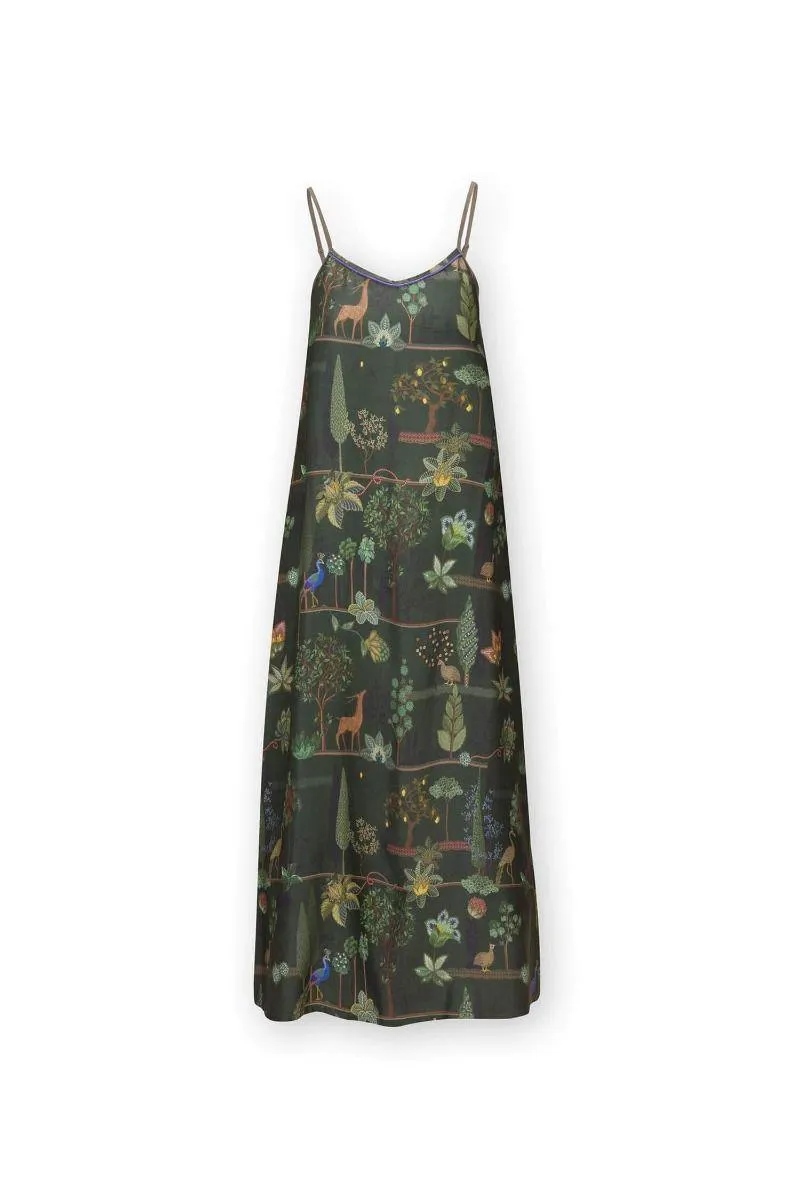 Nachthemd Mouwloos Alberi Donkergroen