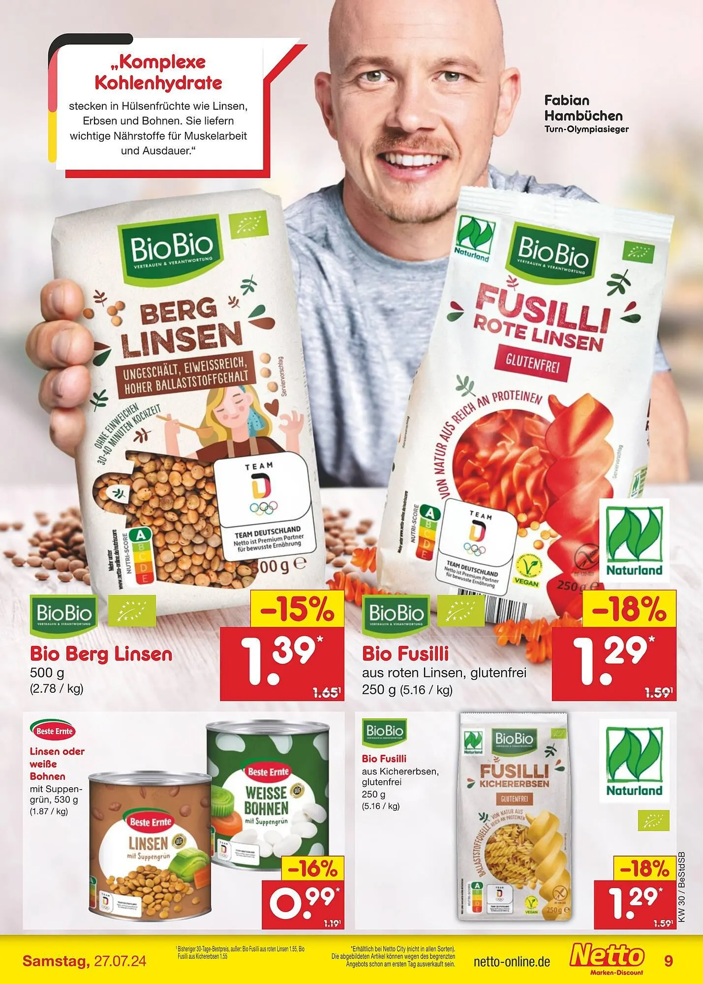 Netto Marken-Discount DE folder van 22 juli tot 27 juli 2024 - Folder pagina 9