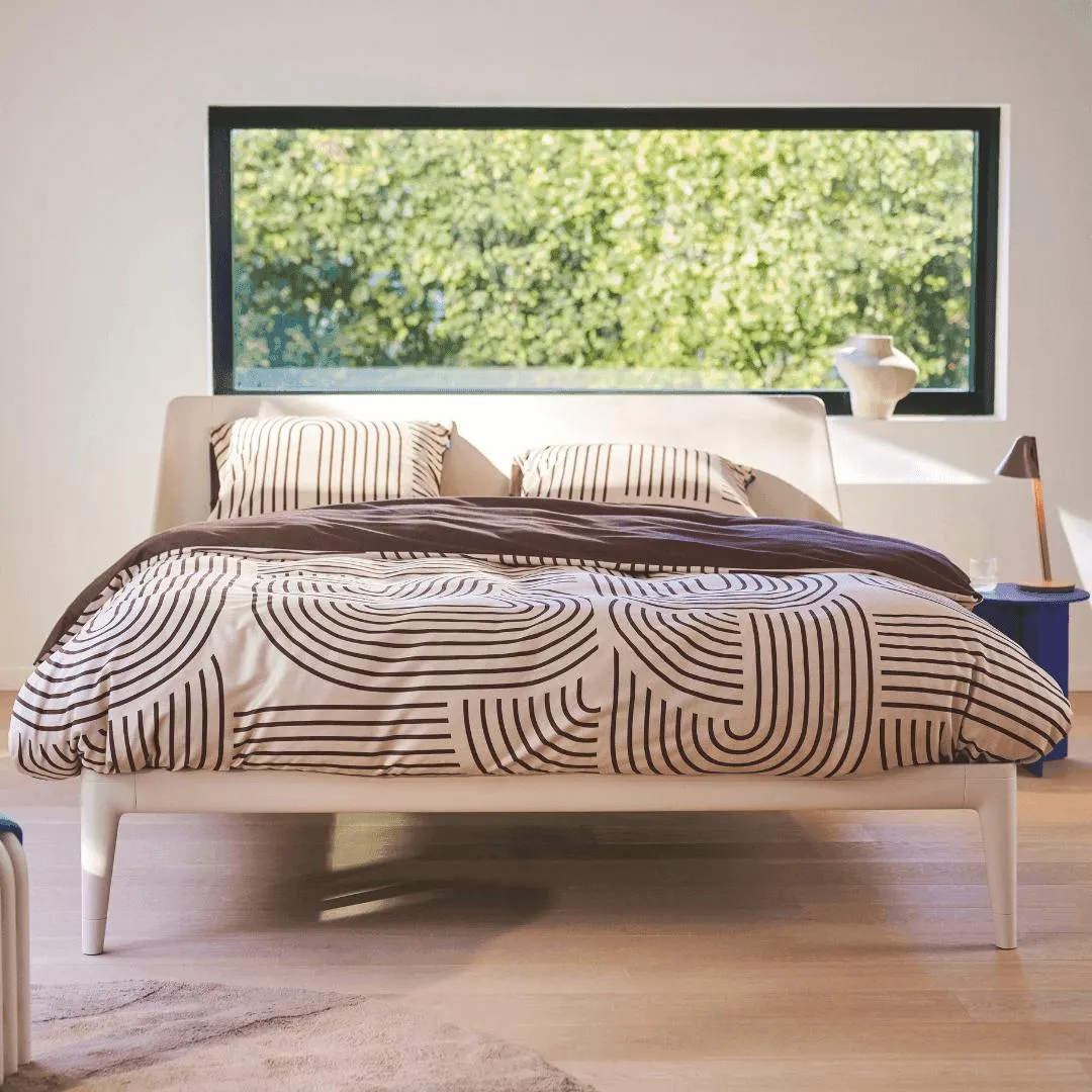 Essential Sand beige met hoofdbord Sand beige