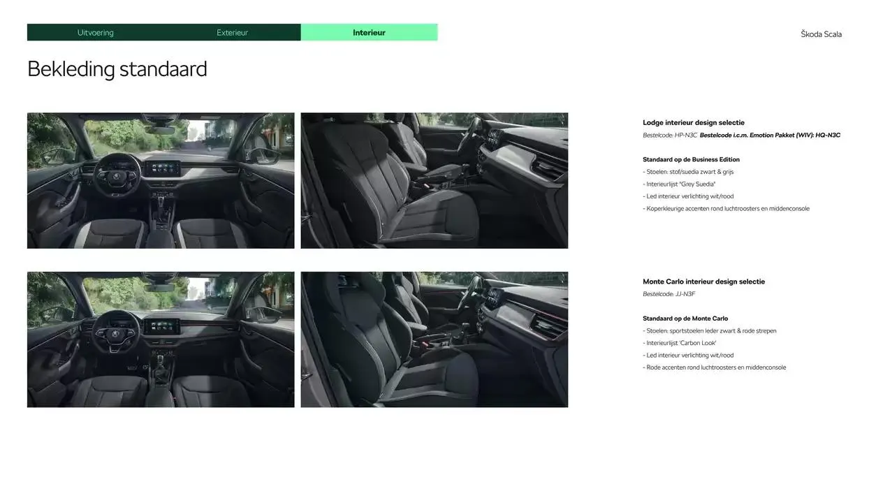Škoda Scala prijslijst per 25 november 2024 van 17 december tot 17 december 2025 - Folder pagina 12