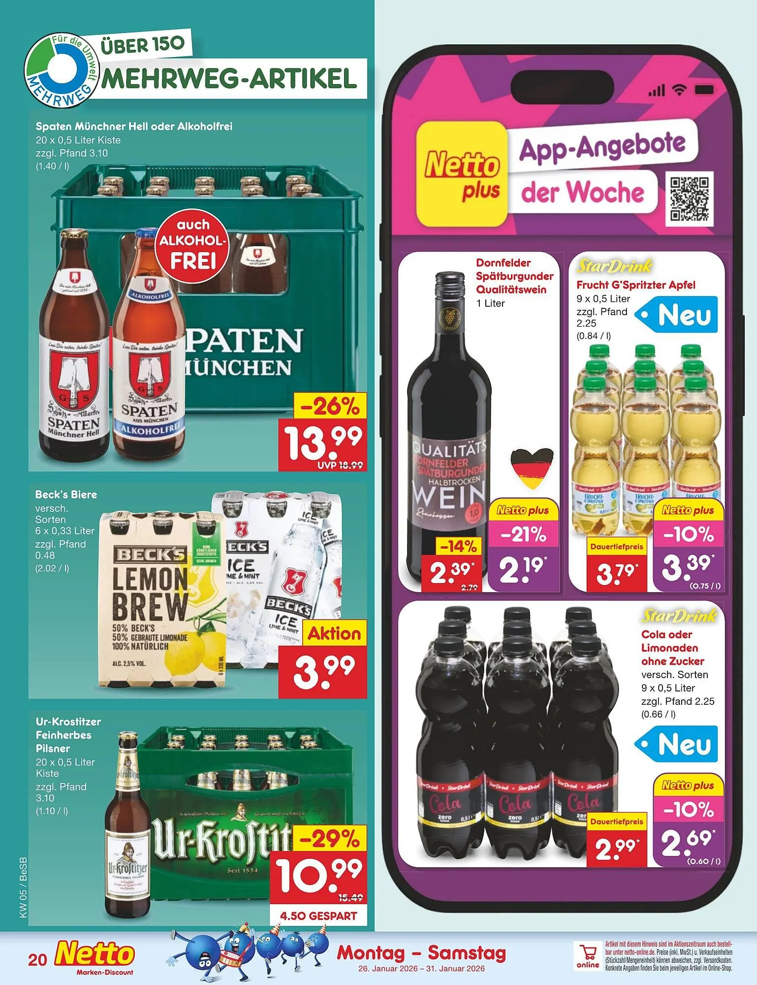 Netto Marken-Discount DE folder van 26 januari tot 1 februari 2026 - Folder pagina 24