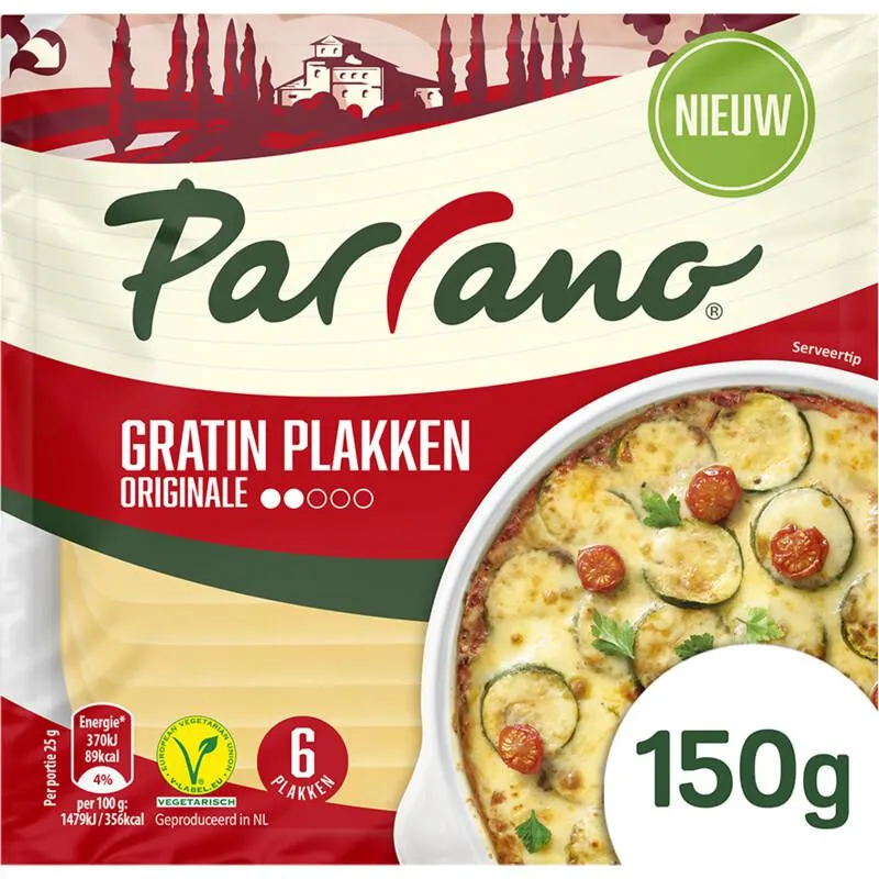 Parrano Gratin plakken originale