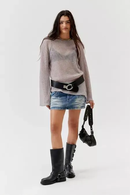 Urban Renewal Remnants Off-Shoulder Slouchy Tunic