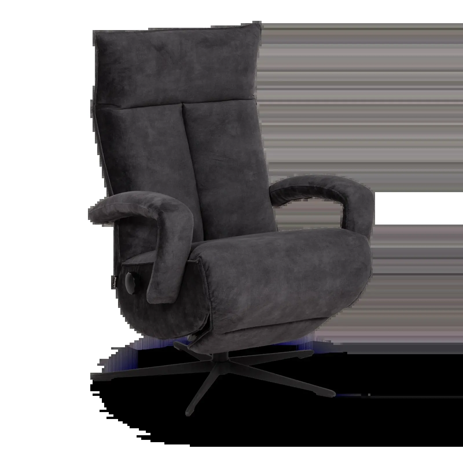 Relaxfauteuil (handmatig) Estate - Adore Antraciet (OP=OP)