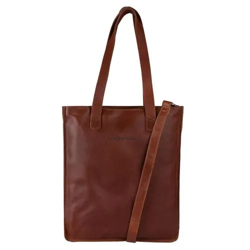 Laptoptas / Werktas / Schoudertas Dames 13 Inch Leer Buckley Cognac