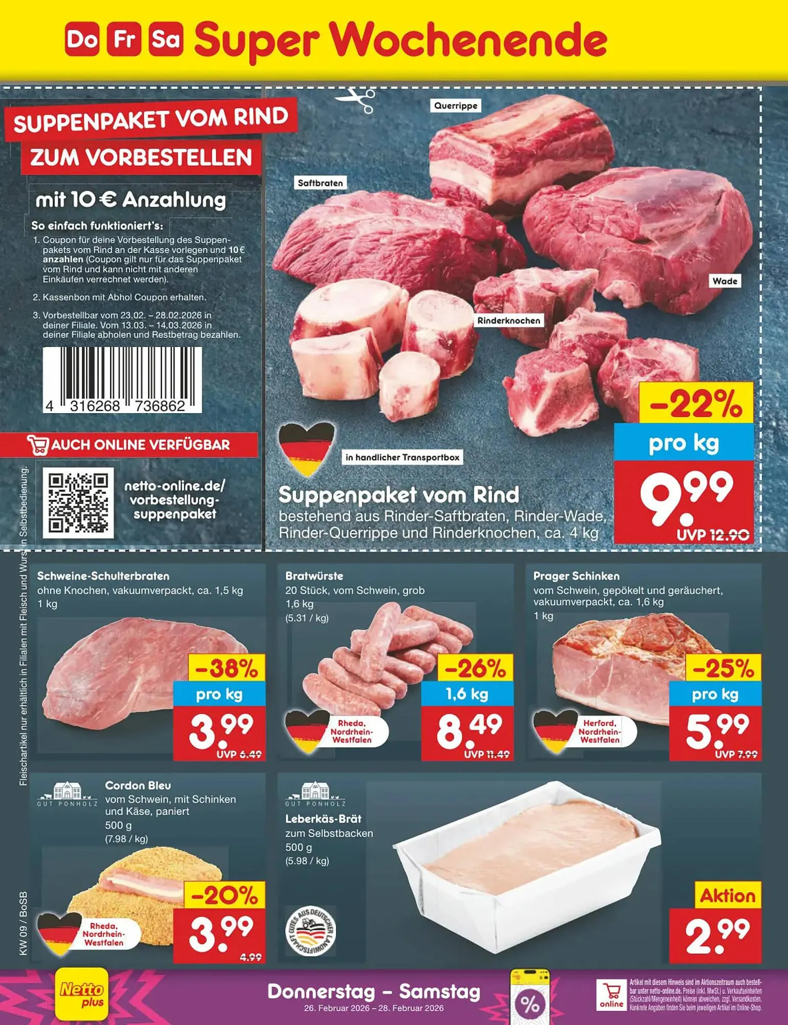 Netto Marken-Discount DE folder van 23 februari tot 28 februari 2026 - Folder pagina 52