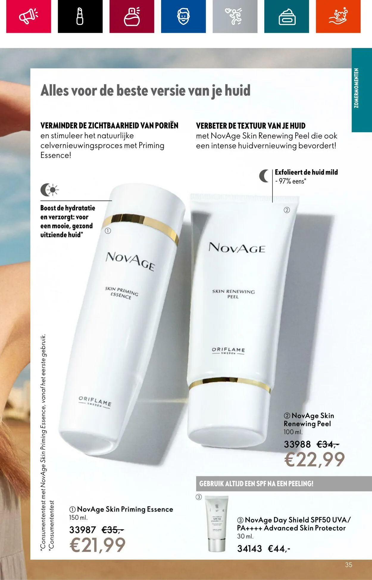 Oriflame Actuele folder van 28 juni tot 18 juli 2023 - Folder pagina 35