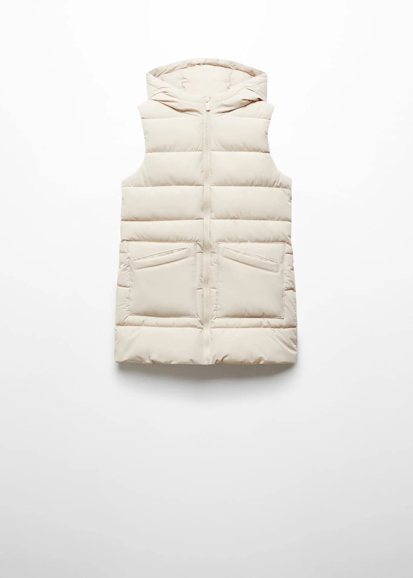 Bodywarmer met capuchon