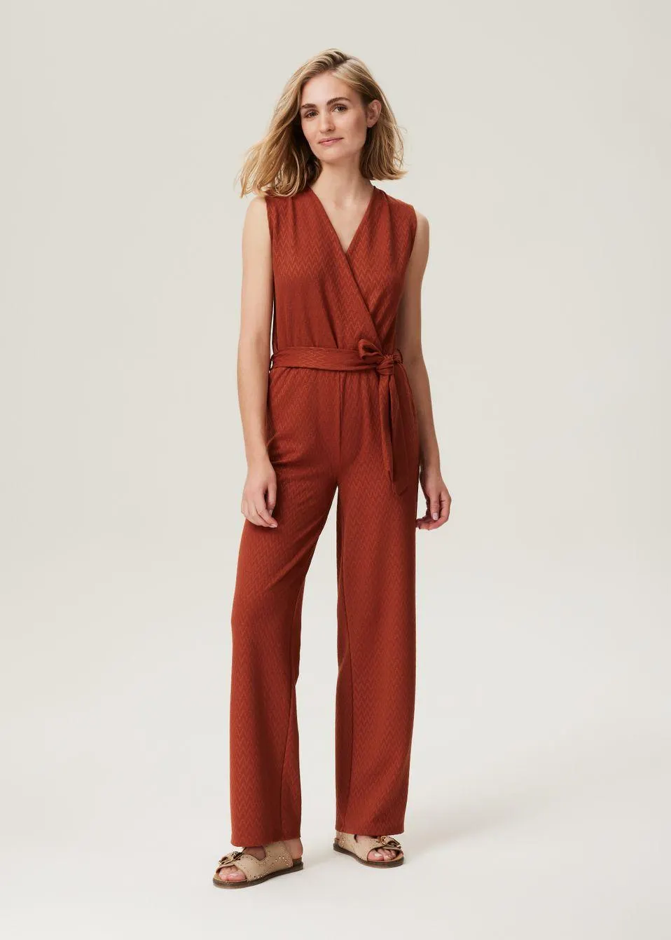 Zigzag Struc Jumpsuit