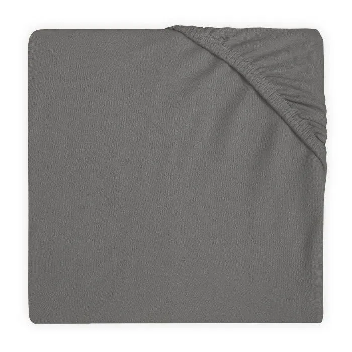 Jollein Hoeslaken Boxmatras Storm Grey 75 x 95 cm
