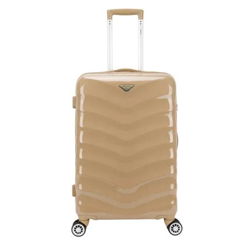 Decent Harde Koffer / Trolley / Reiskoffer 67 cm (Medium) Exclusivo-One Beige