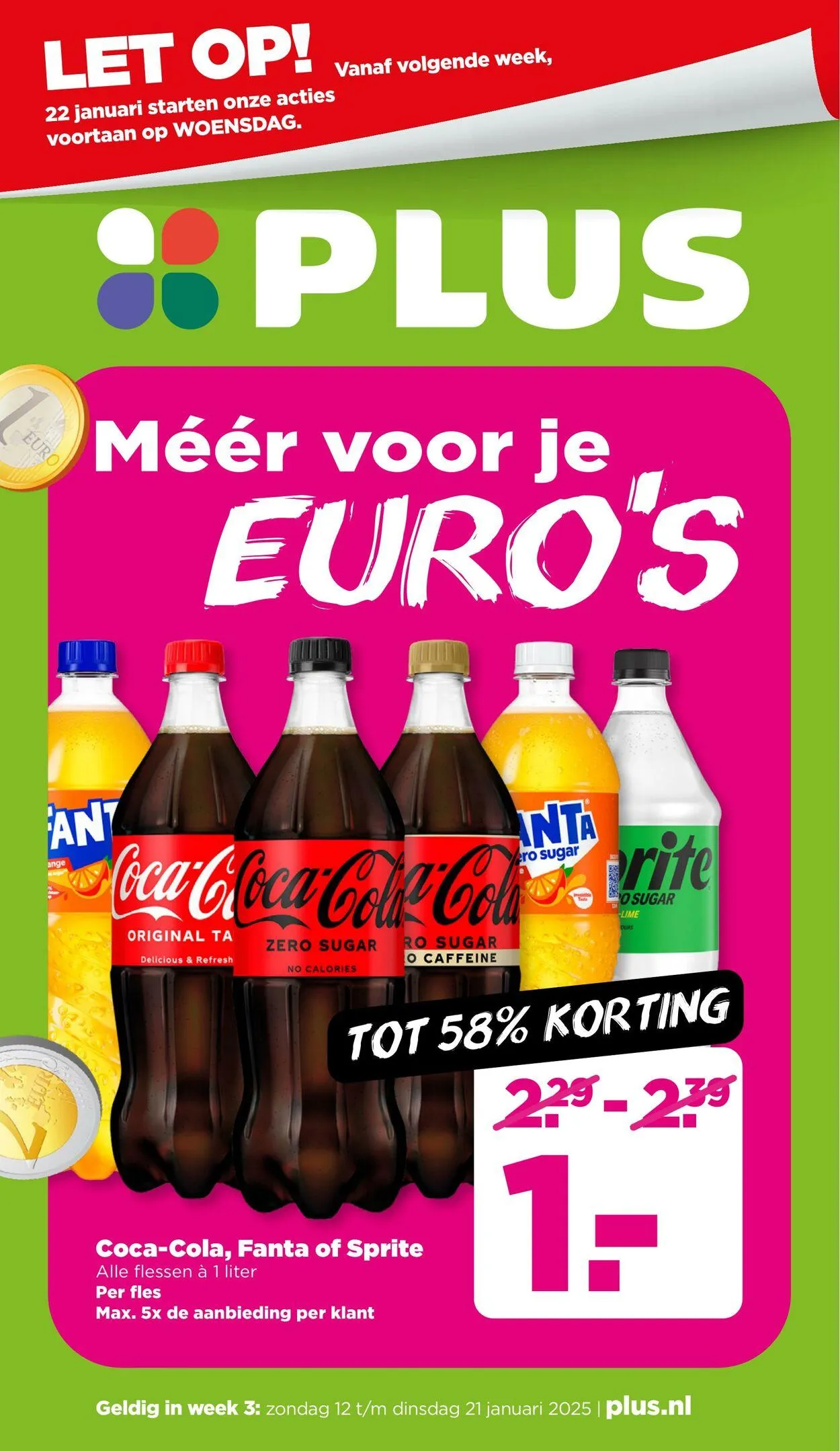 Plus Actuele folder van 6 april tot 20 april 2025 - Folder pagina 1