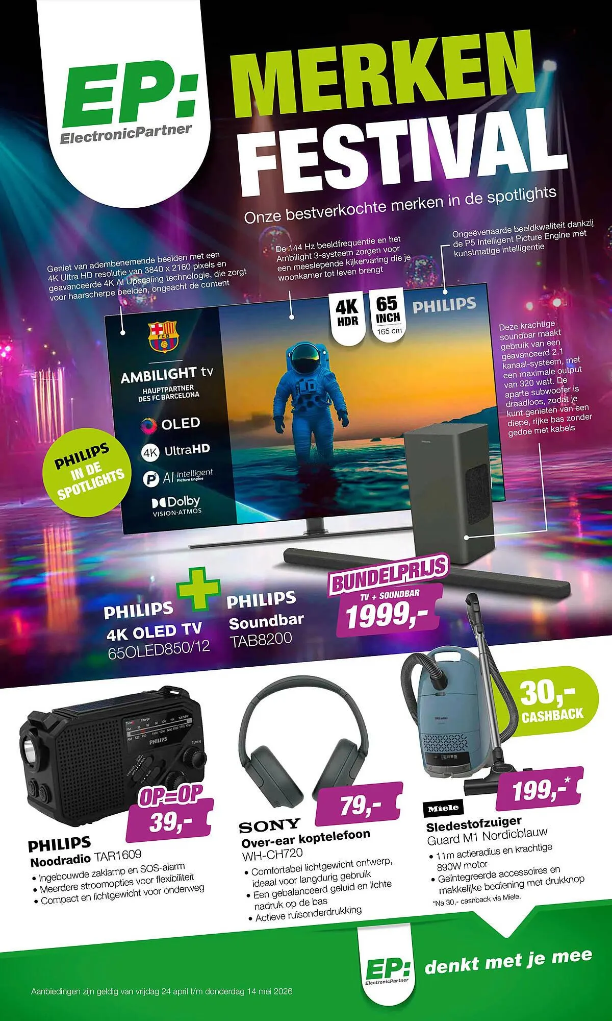 EP folder van 24 april tot 14 mei 2026 - Folder pagina 1