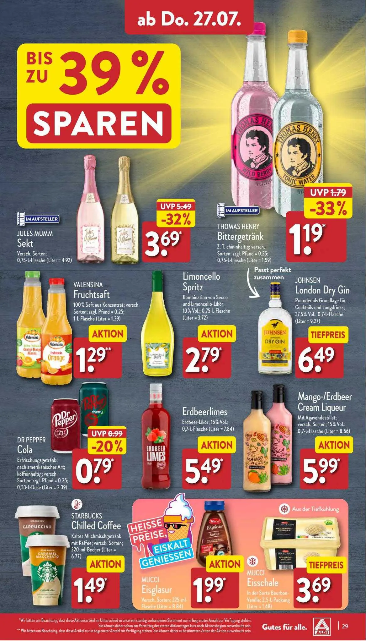 Aldi Duitsland Folder van 20 juli tot 26 juli 2023 - Folder pagina 29