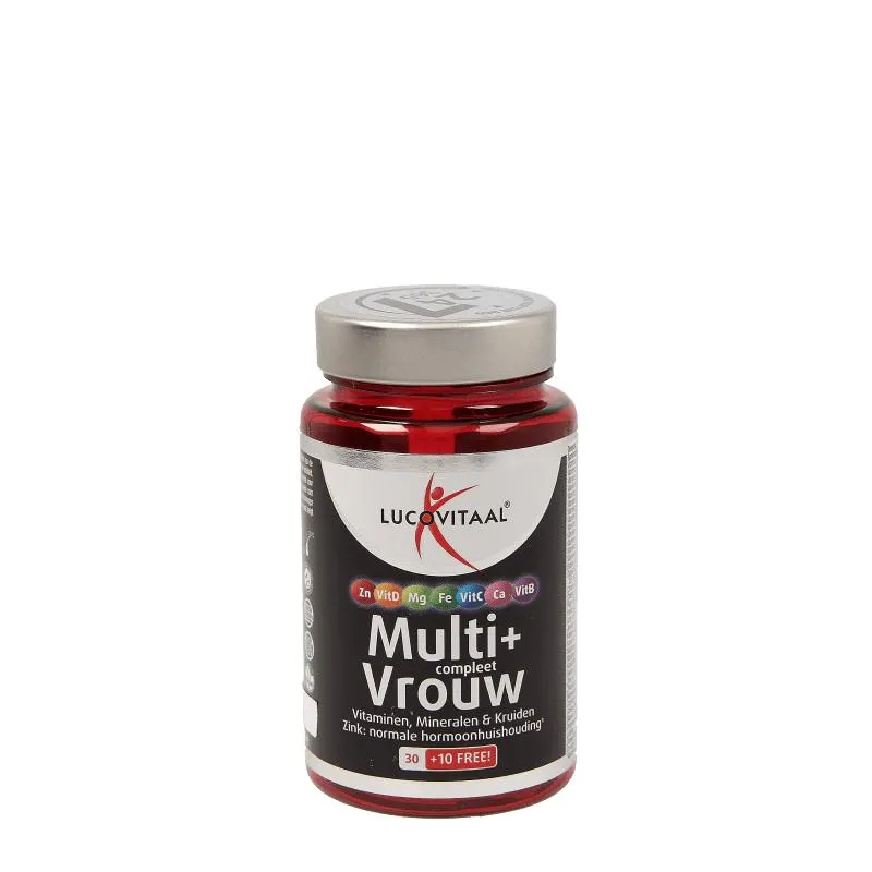 Lucovitaal Multi+ compleet vrouw 40 tabletten