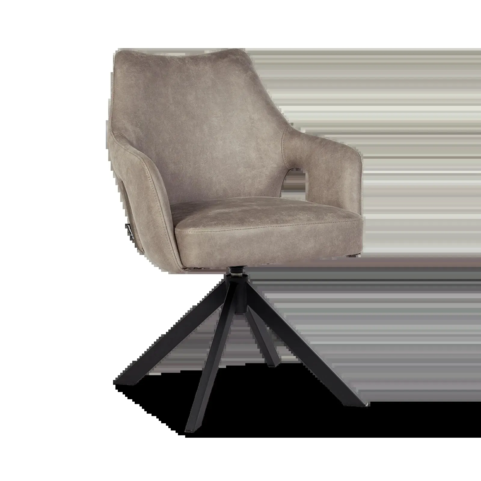 Armstoel Carita (draaibaar) - Oxx Clay (sale)