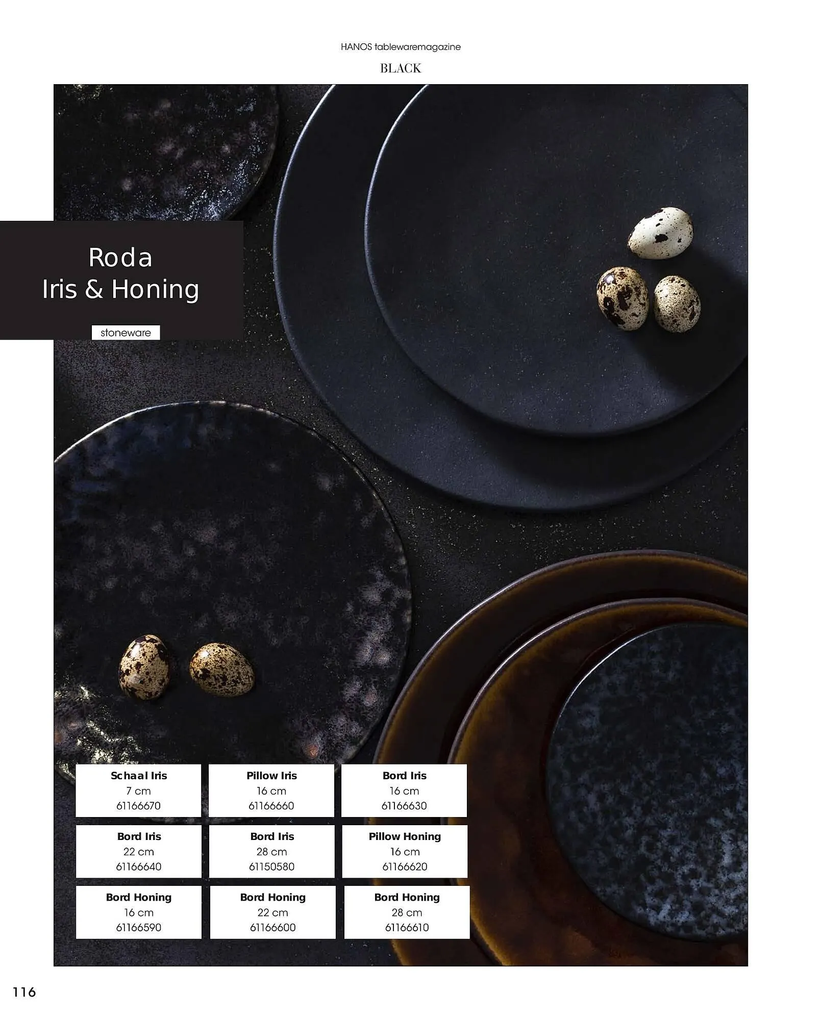 HANOS Tableware Magazine 2023-2024 van 1 januari tot 30 april 2024 - Folder pagina 116