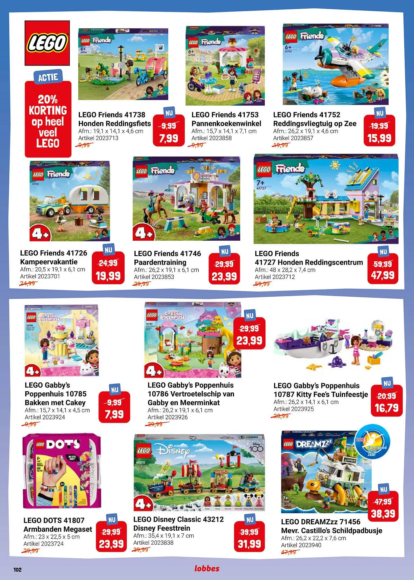 Lobbes folder van 17 september tot 31 december 2023 - Folder pagina 104