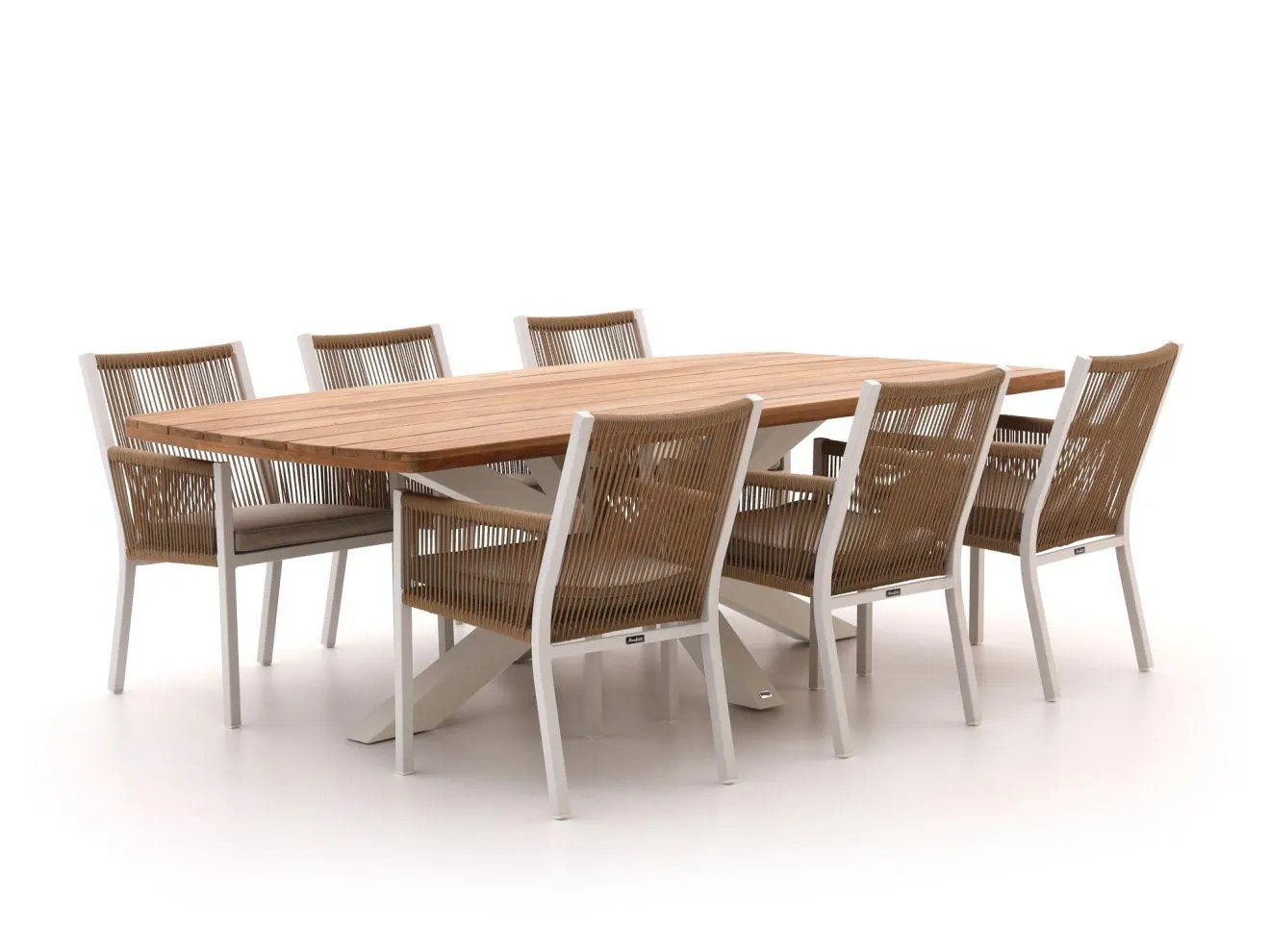 Manifesto Rivola/Induno Deens Ovaal 240cm dining tuinset 7-delig