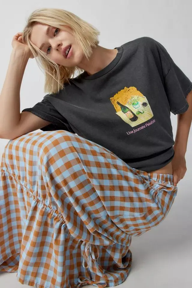 Painted Picnic T-Shirt Dress