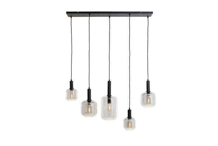 Feelings Hanglamp Bodhi 5-Lichts Zwart