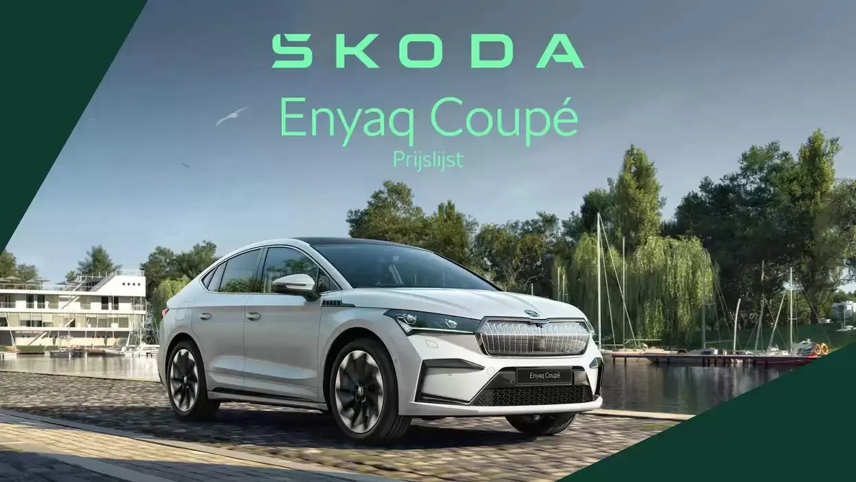 Škoda Enyaq Coupé prijslijst per 1 oktober 2024 van 25 september tot 25 september 2025 - Folder pagina 1