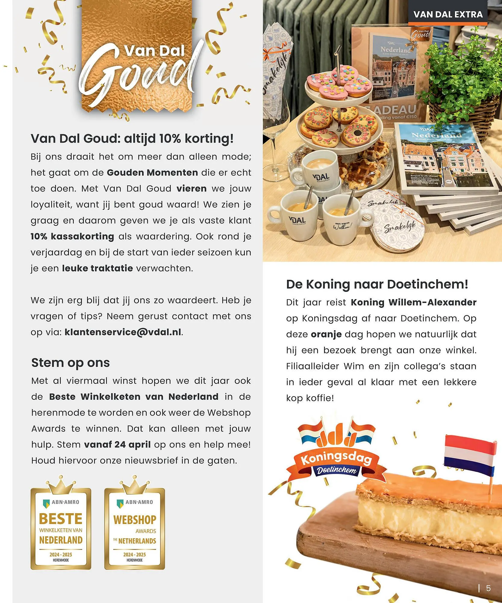 Van Dal Mannenmode folder van 14 april tot 30 april 2025 - Folder pagina 5