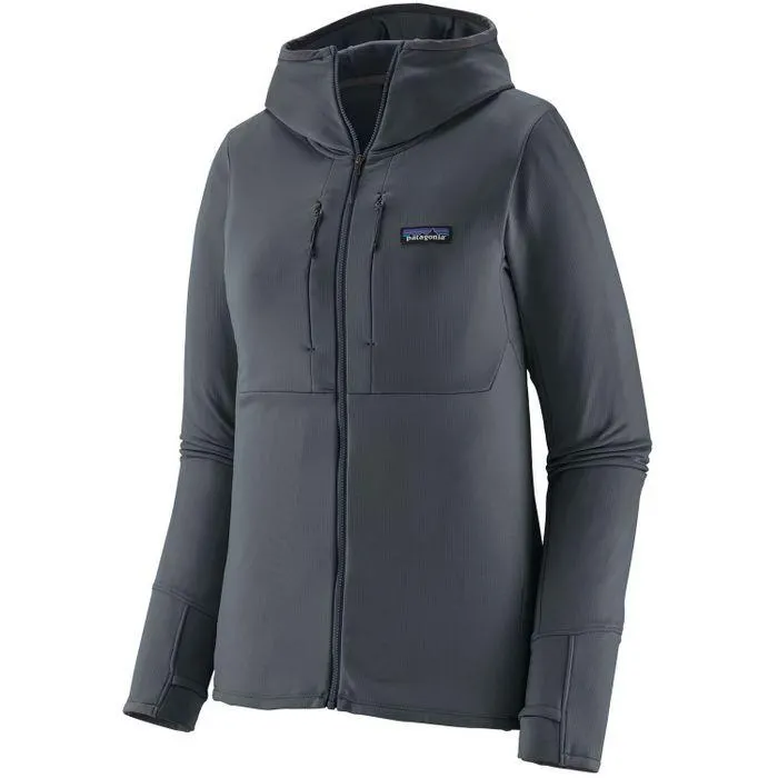 R1 Thermal Hoody fleece vest dames smolder blue