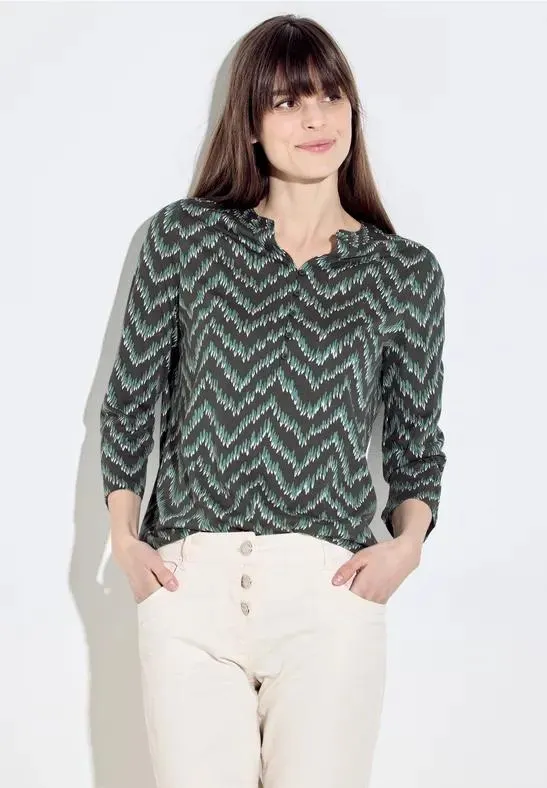 Tuniek-blouse met print
