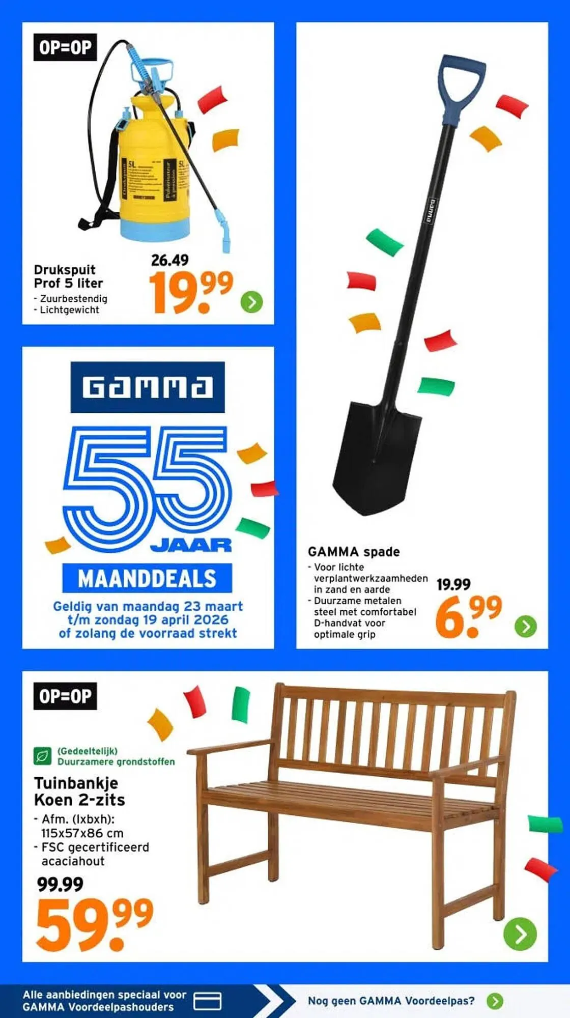 GAMMA folder van 30 maart tot 5 april 2026 - Folder pagina 25