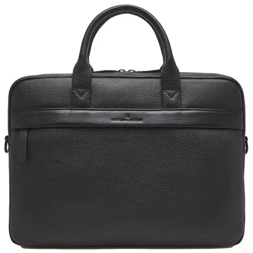 Castelijn en Beerens Laptoptas / Aktetas / Werktas 15.6 Inch Leer Tango Zwart