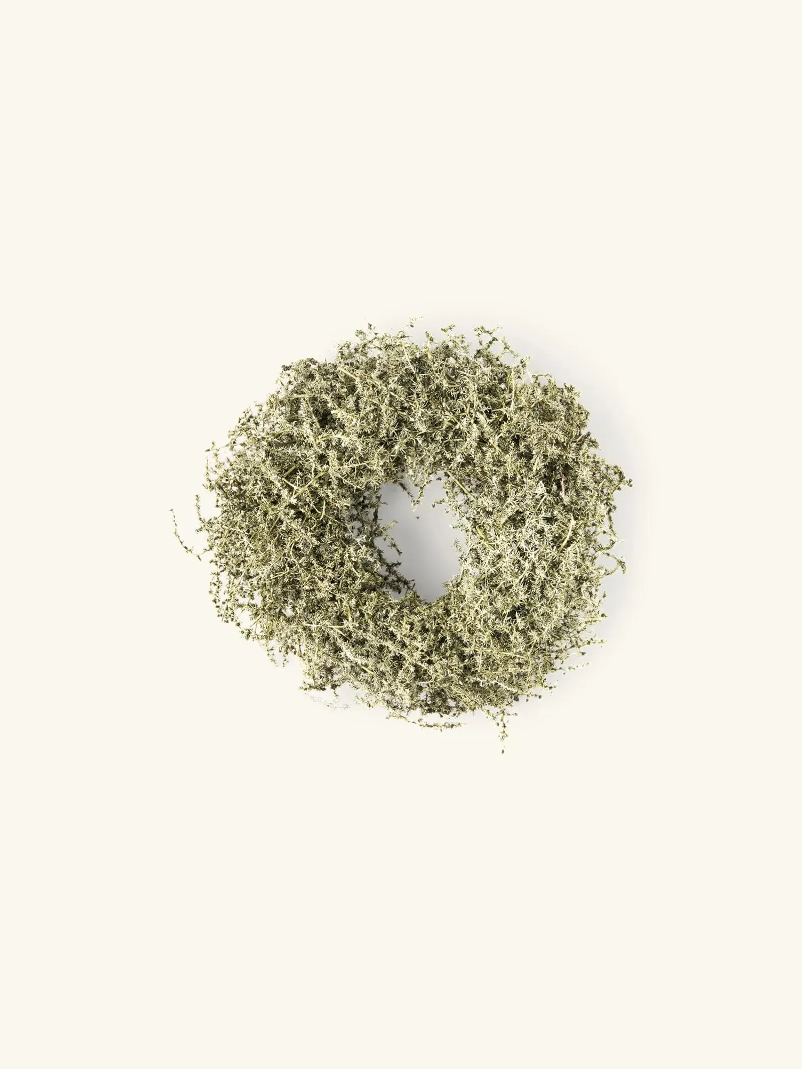 Olijfgroene aspergekrans Ø30