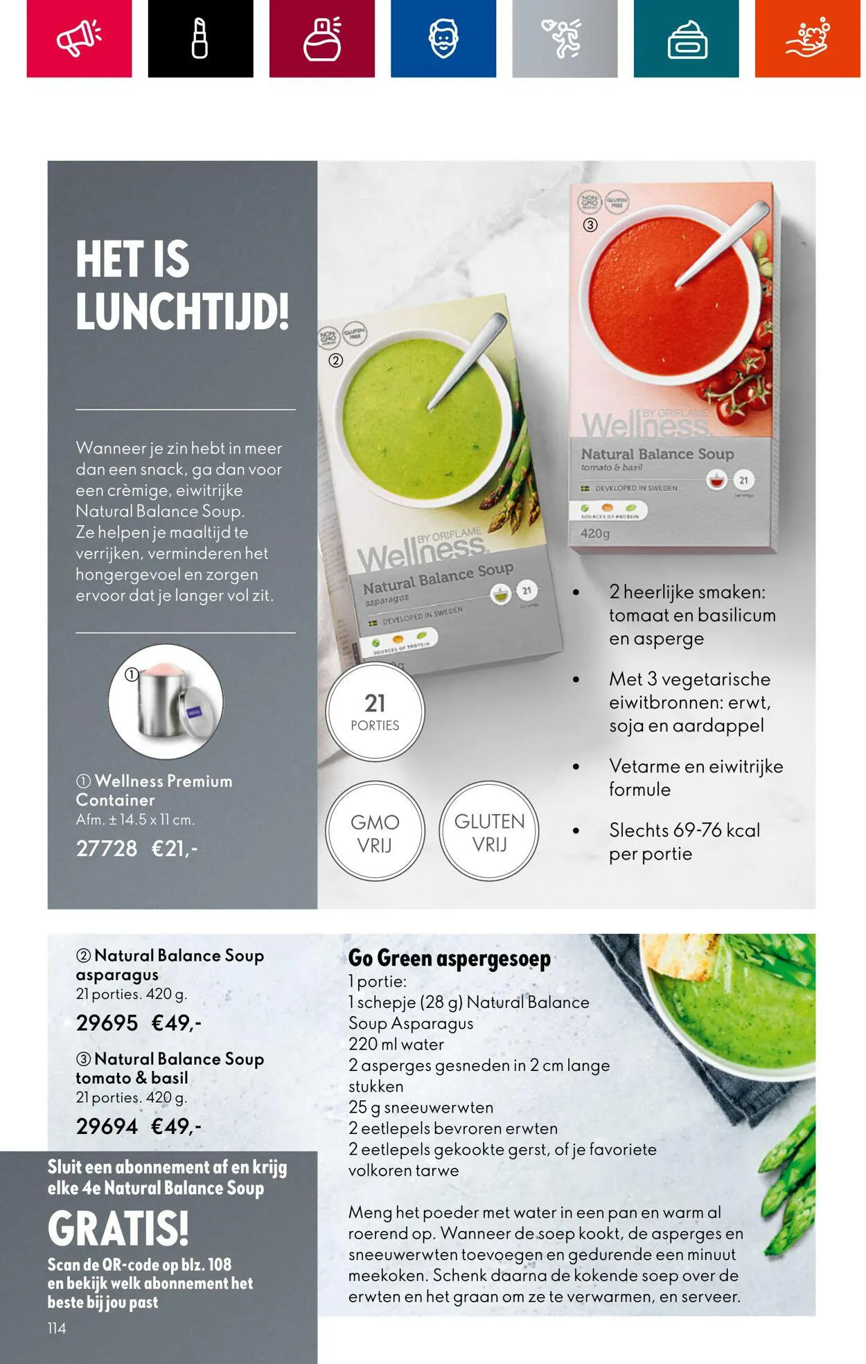 Oriflame Actuele folder van 28 juni tot 18 juli 2023 - Folder pagina 114