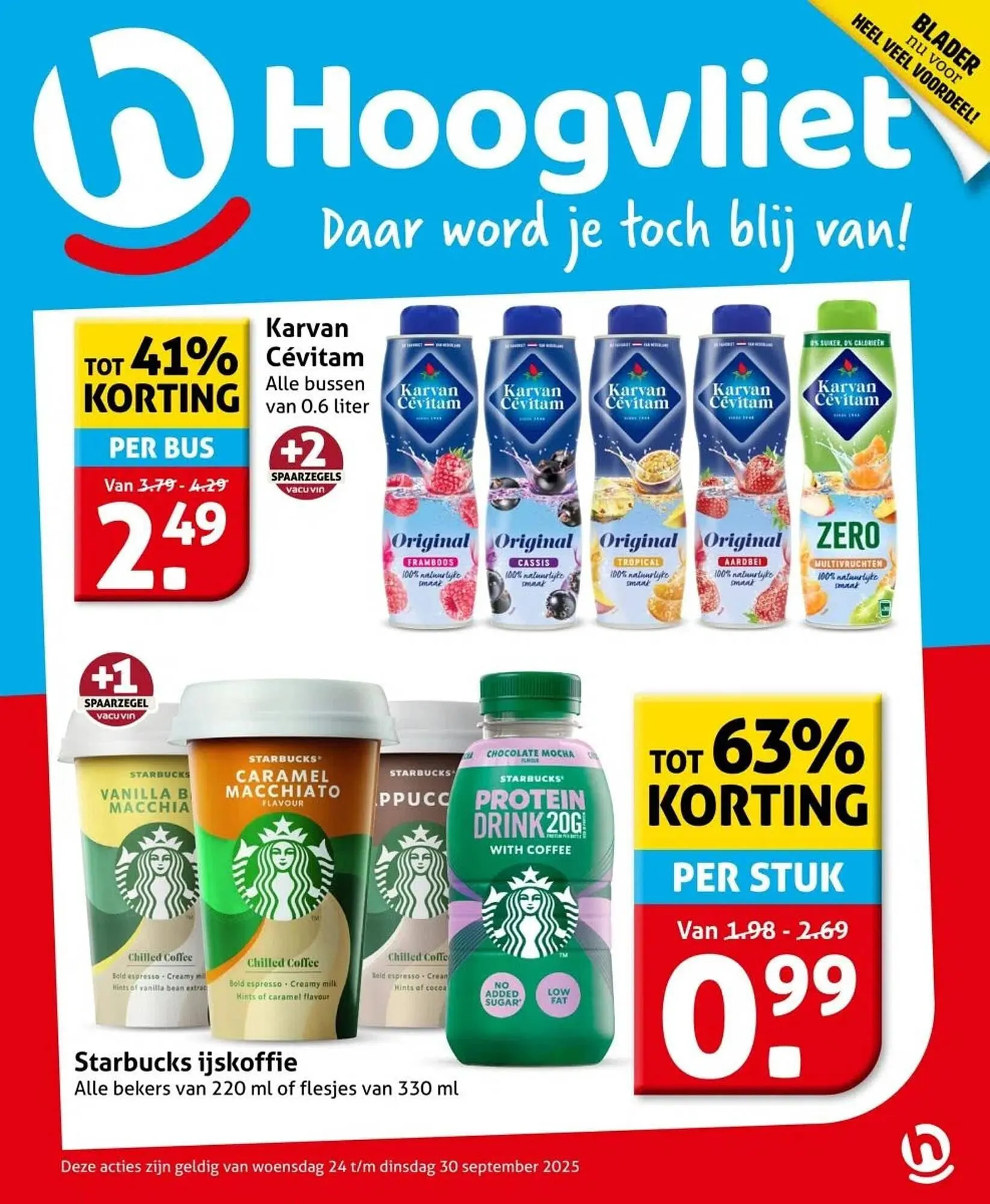 Hoogvliet folder van 24 september tot 30 september 2025 - Folder pagina 1