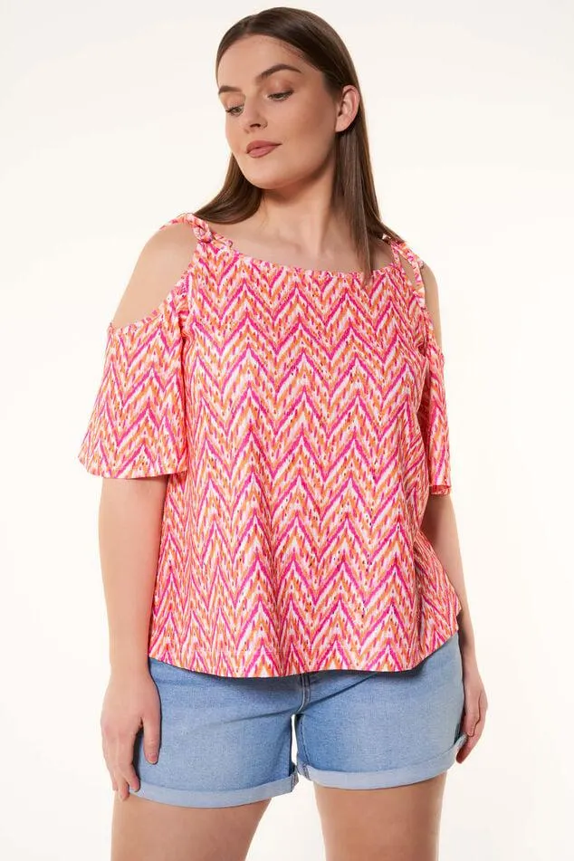 Cold shoulder top
