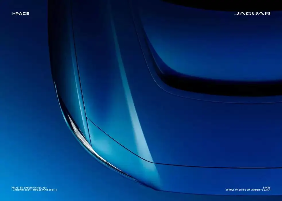 Jaguar I-PACE van 20 november tot 30 juni 2025 - Folder pagina 1