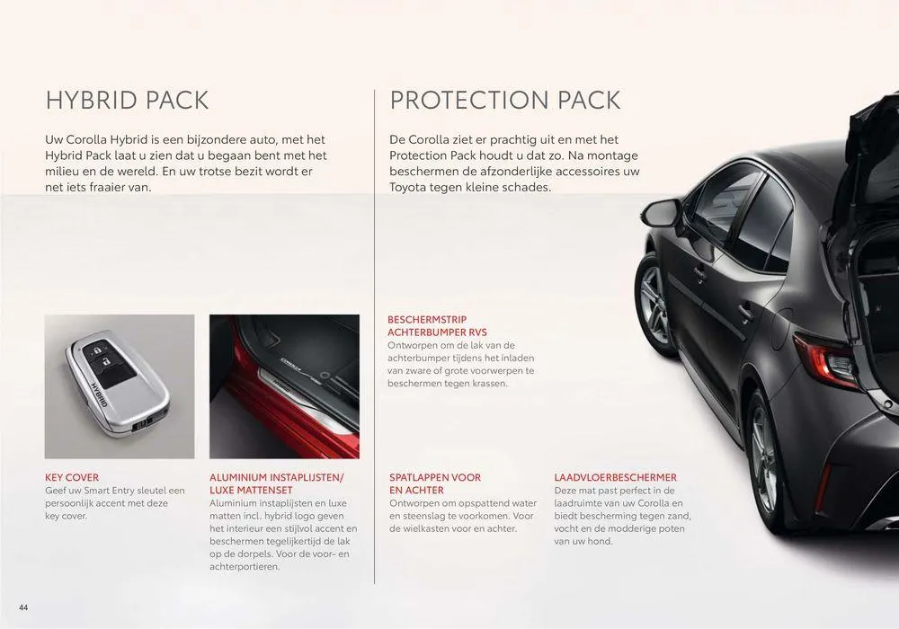 Corolla Hatchback van 20 november tot 20 november 2024 - Folder pagina 44