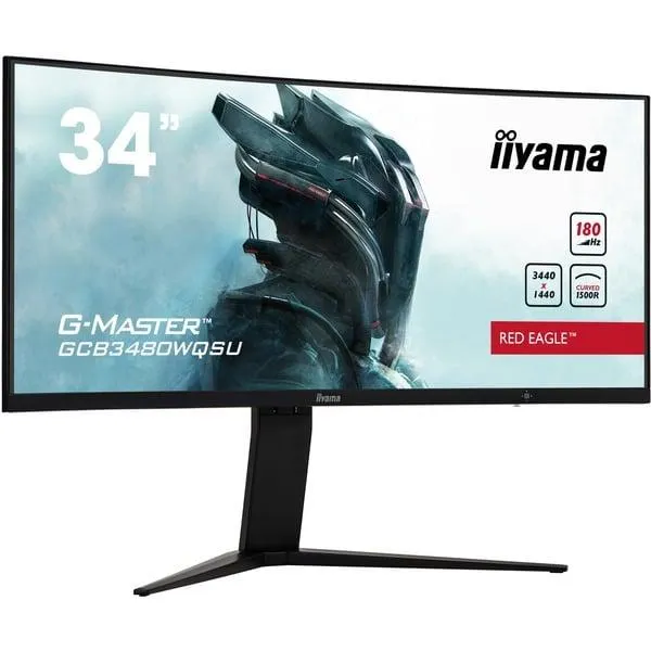G-Master Red Eagle GCB3480WQSU-B1 34" Curved UltraWide gaming monitor