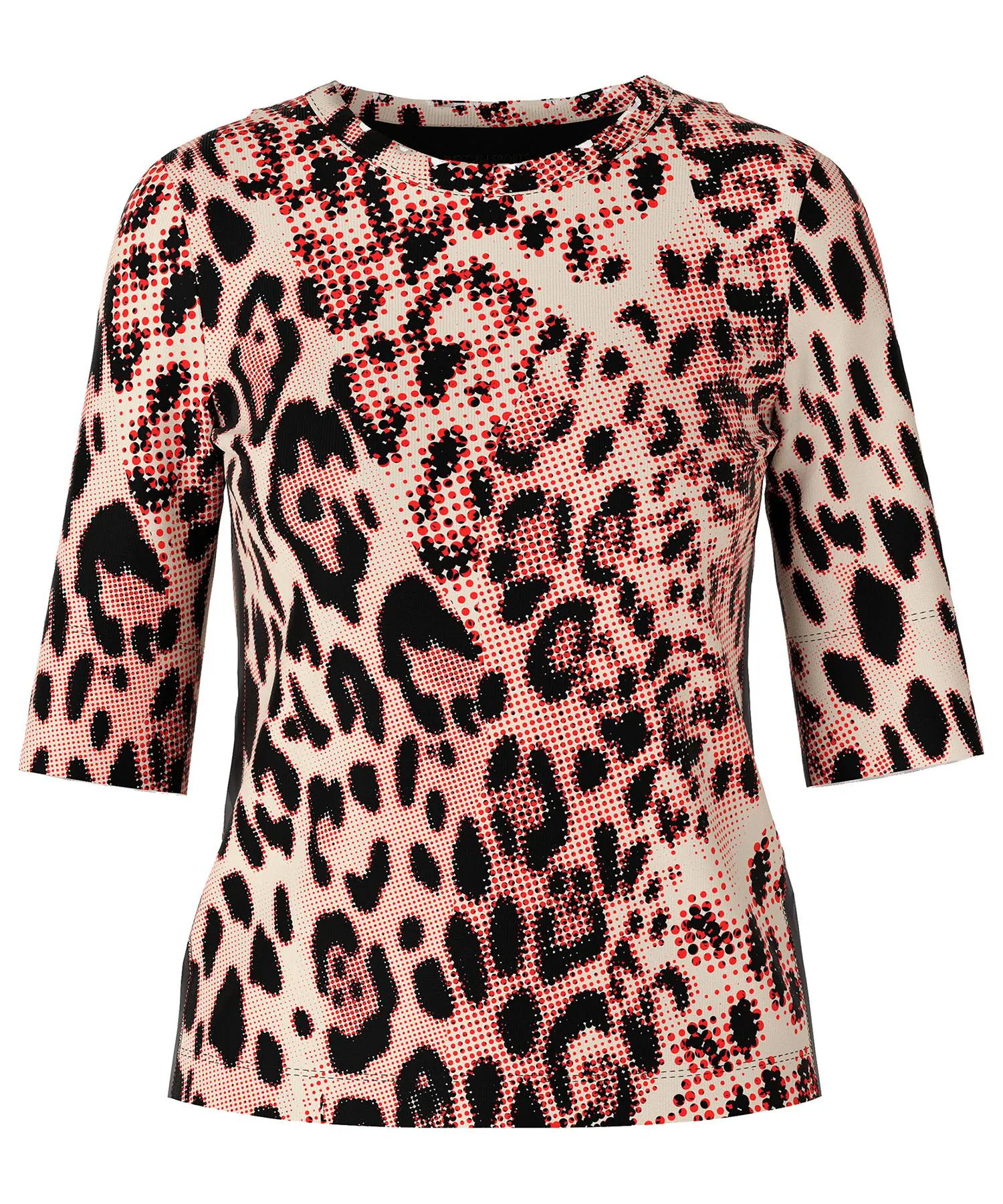 Marc Cain Sports shirt ribjersey panterprint