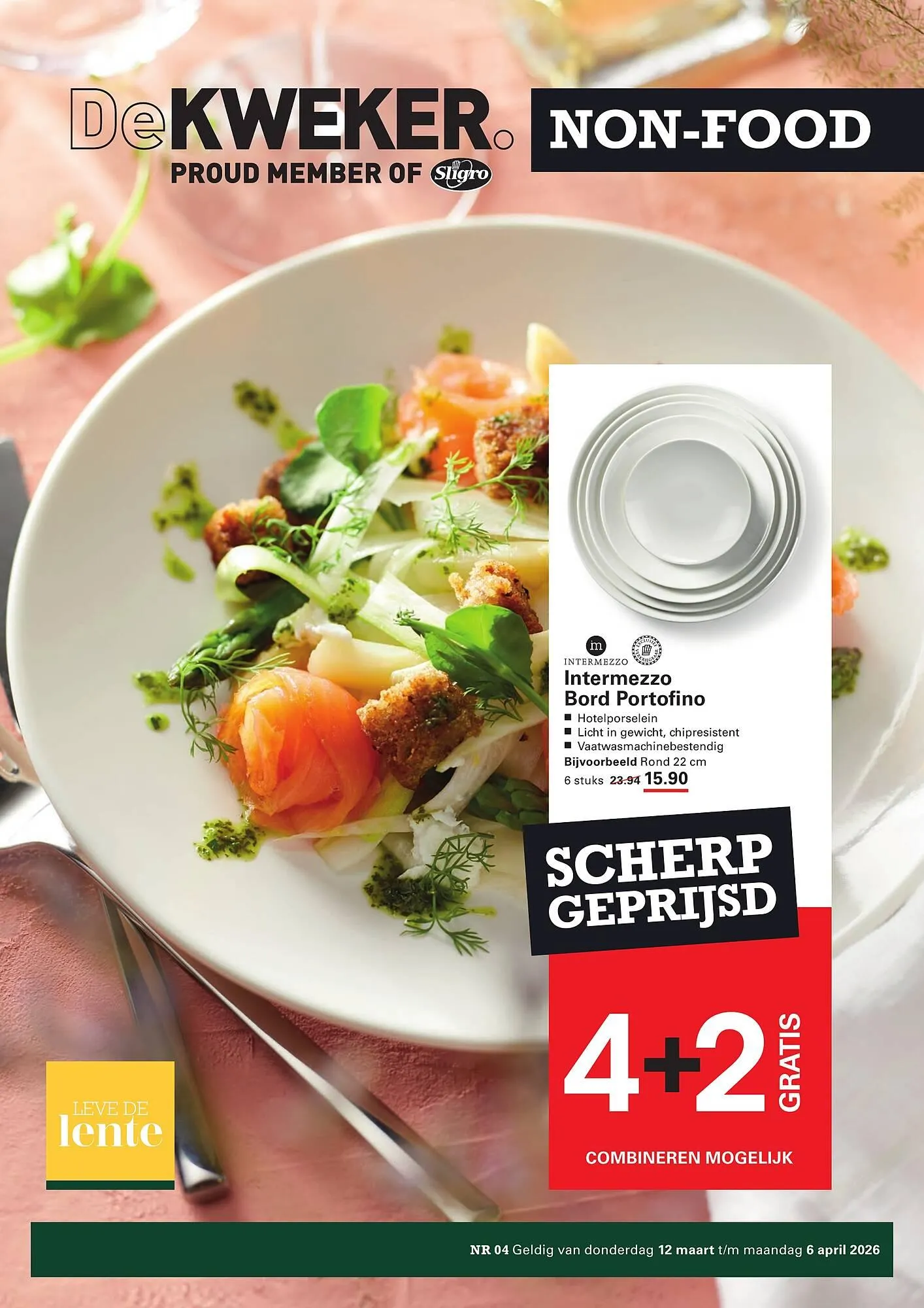 De Kweker folder van 12 maart tot 6 april 2026 - Folder pagina 1