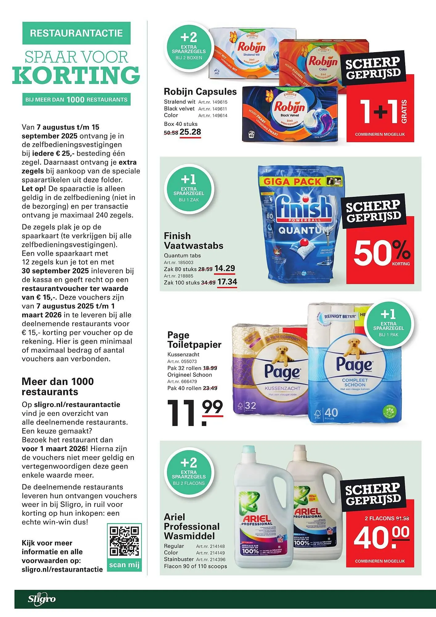 Sligro folder van 28 augustus tot 15 september 2025 - Folder pagina 16
