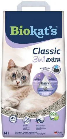 Biokat's Classic 3in1 Extra - Kattenbakvulling - Grof - 14 L