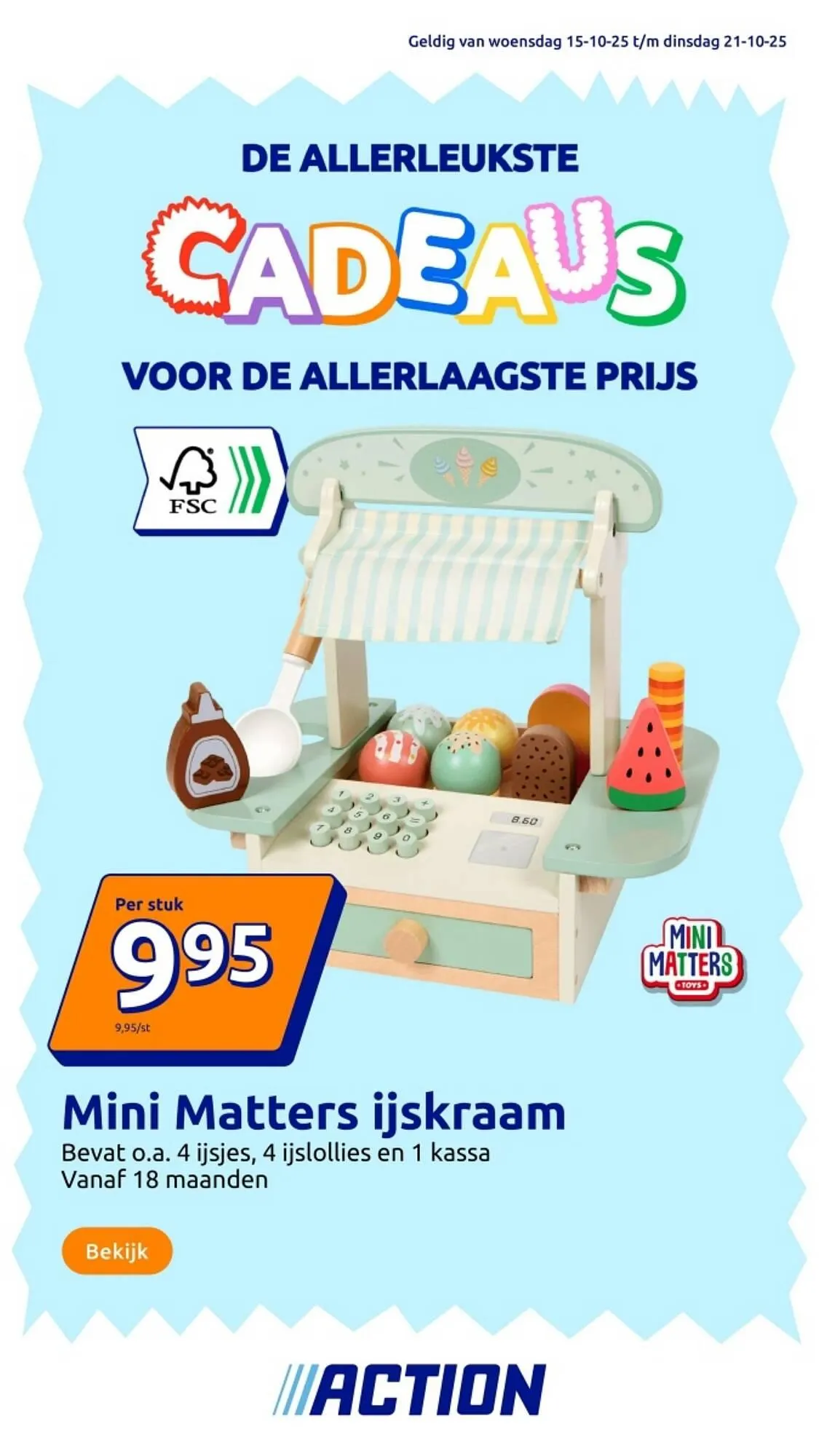 Action folder van 15 oktober tot 21 oktober 2025 - Folder pagina 1