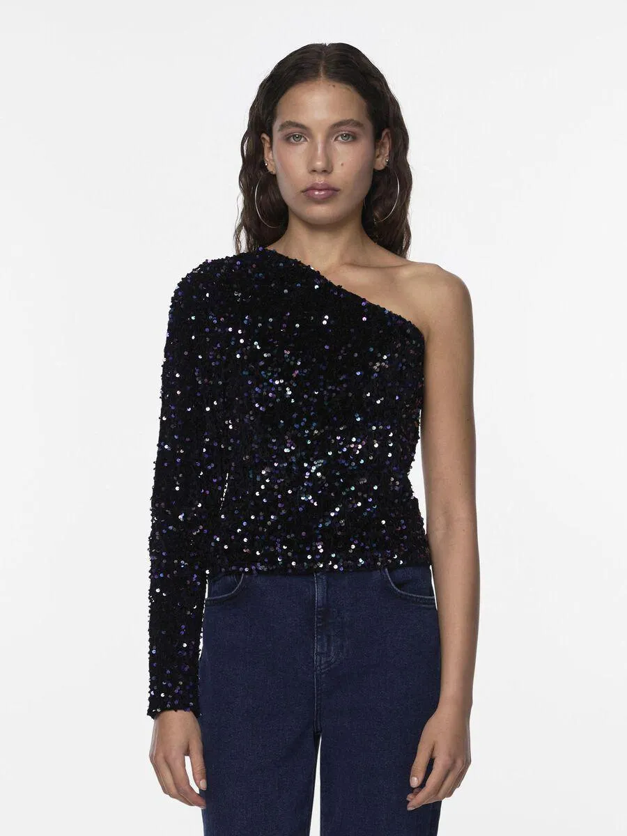 PCSTELLA COLD-SHOULDER TOP